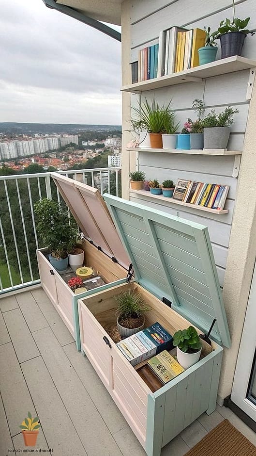 Hidden Storage Benches for Dual-Purpose Function