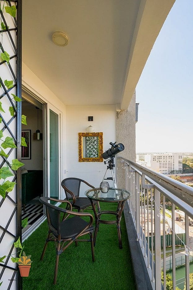 The Jewel-Tone Jungle Balcony