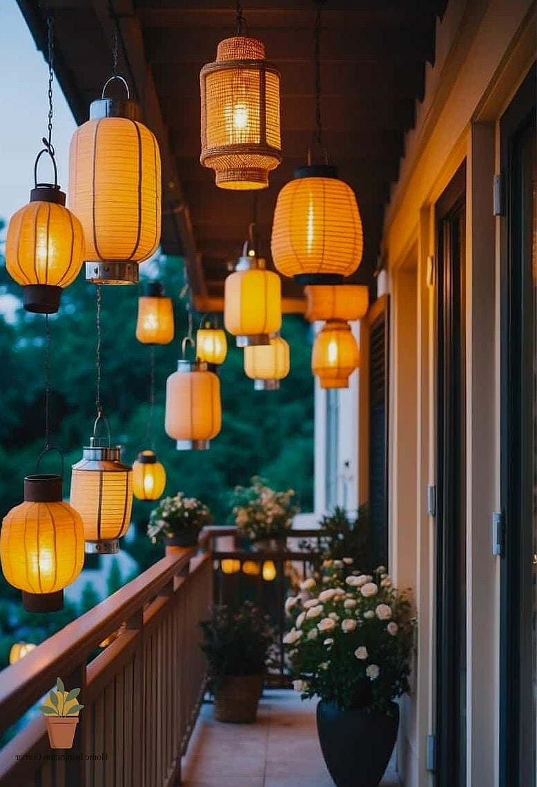 Lanterns with Flameless Candles