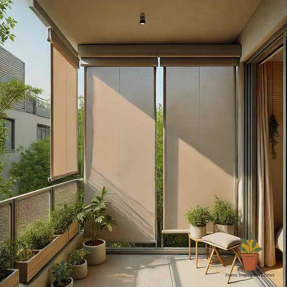 Layered Curtains and Screens Combo