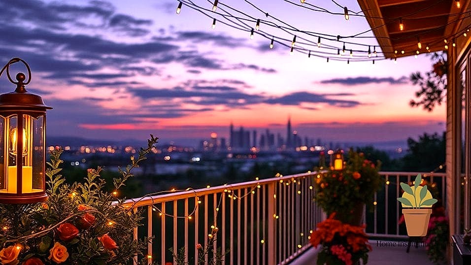 20 Stunning House Balcony Ideas for Every Budget 10 Layered Outdoor Lighting