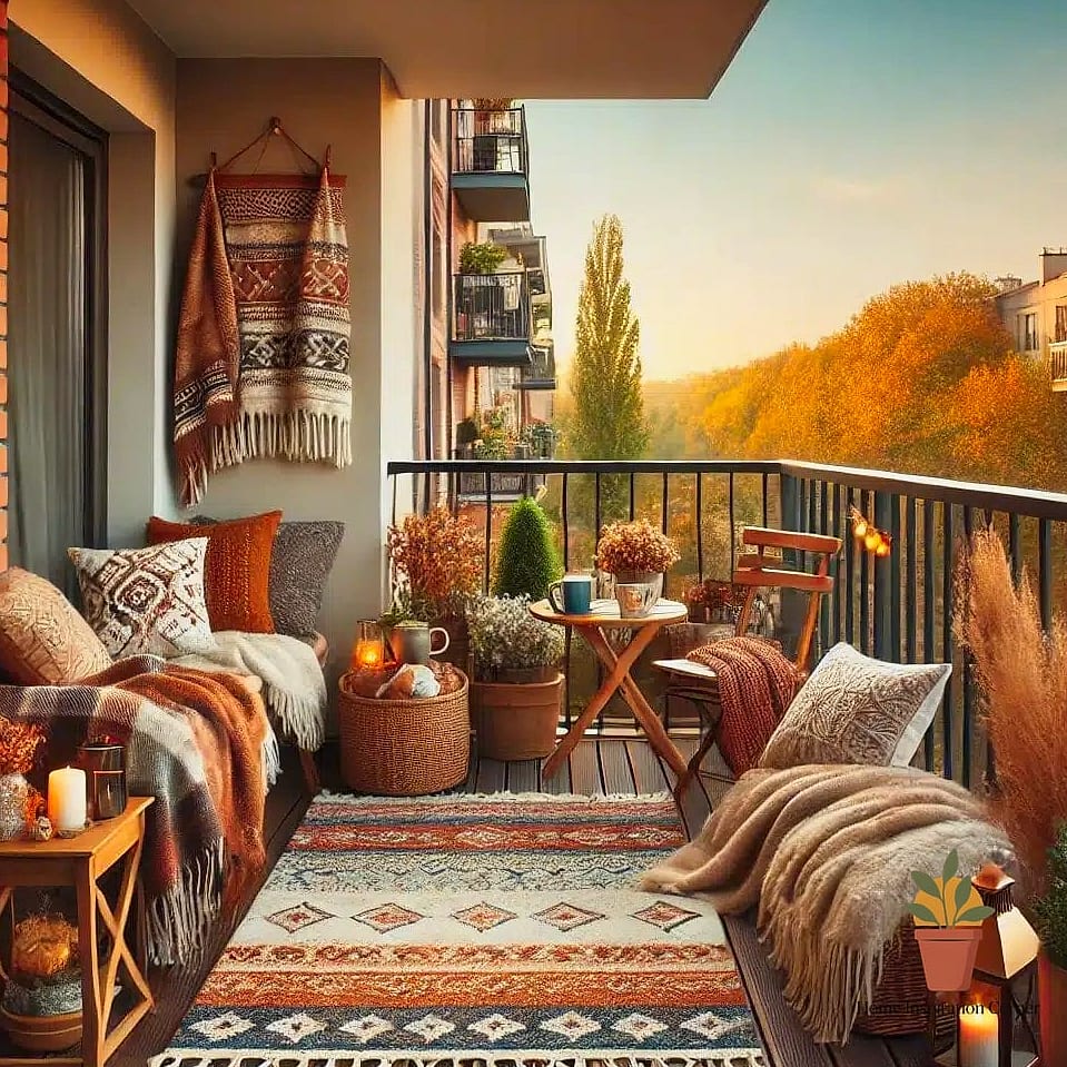 Layered Textures with Throw Blankets