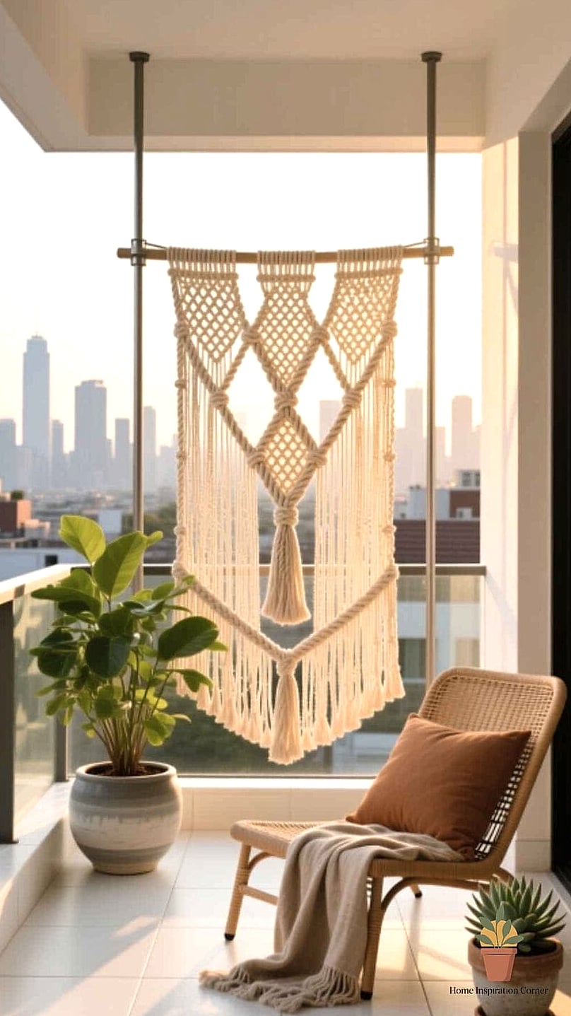 Macrame Privacy Panels