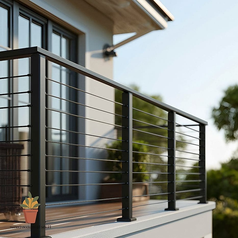 Matte Black Powder-Coated Metal