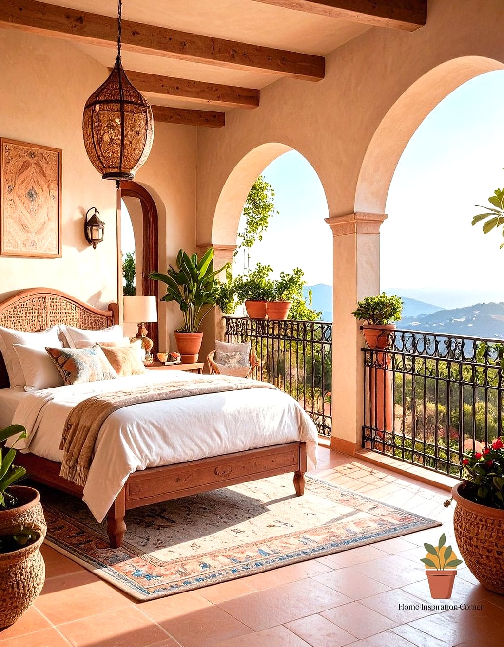 Mediterranean Terracotta Balcony