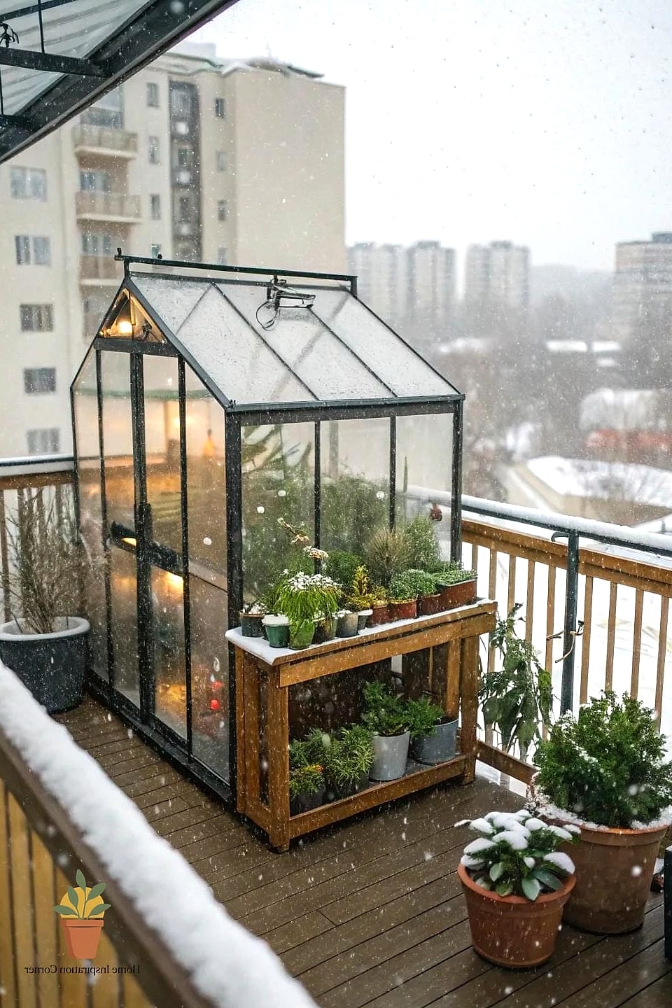 10 Creative Balcony Ideas House Ideas You Haven't Seen Before 9 A Micro Greenhouse Corner for Year-Round Growing