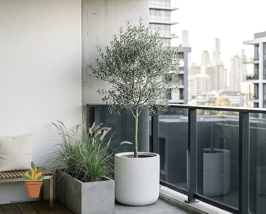 10 Balcony Decoration Inspiration Boards You'll Want to Copy 3 The Minimalist Concrete Jungle