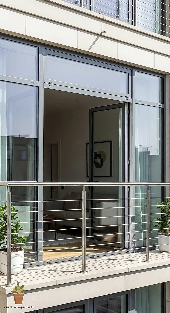 Minimalist Steel Balcony