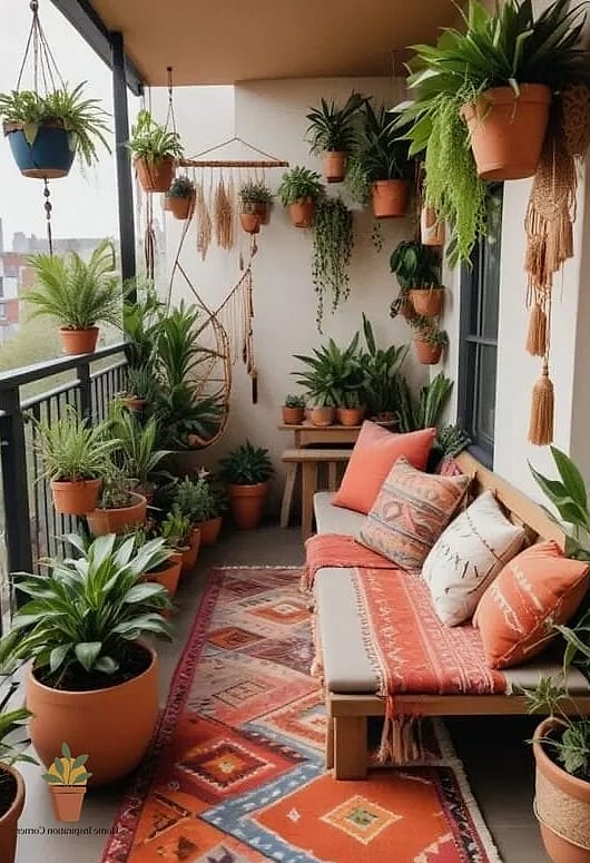 A Mix of Terracotta and Ceramic Planters