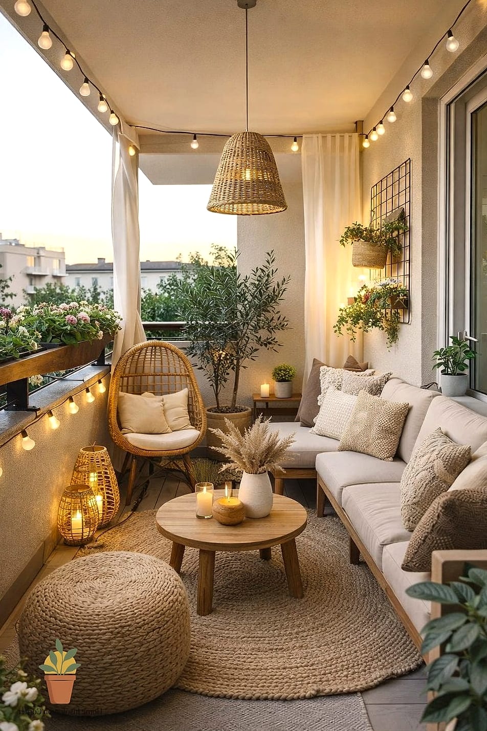 Modern Farmhouse Balcony Nook