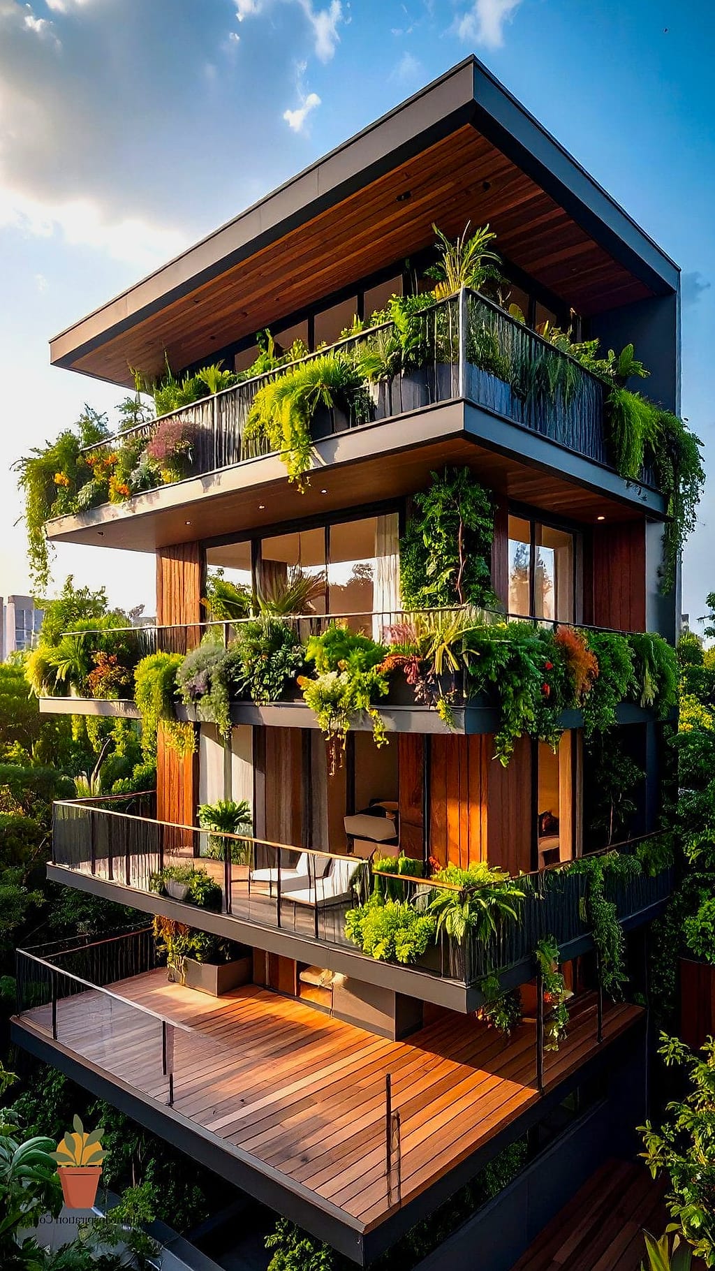 Multi-Level Plant Stand Display