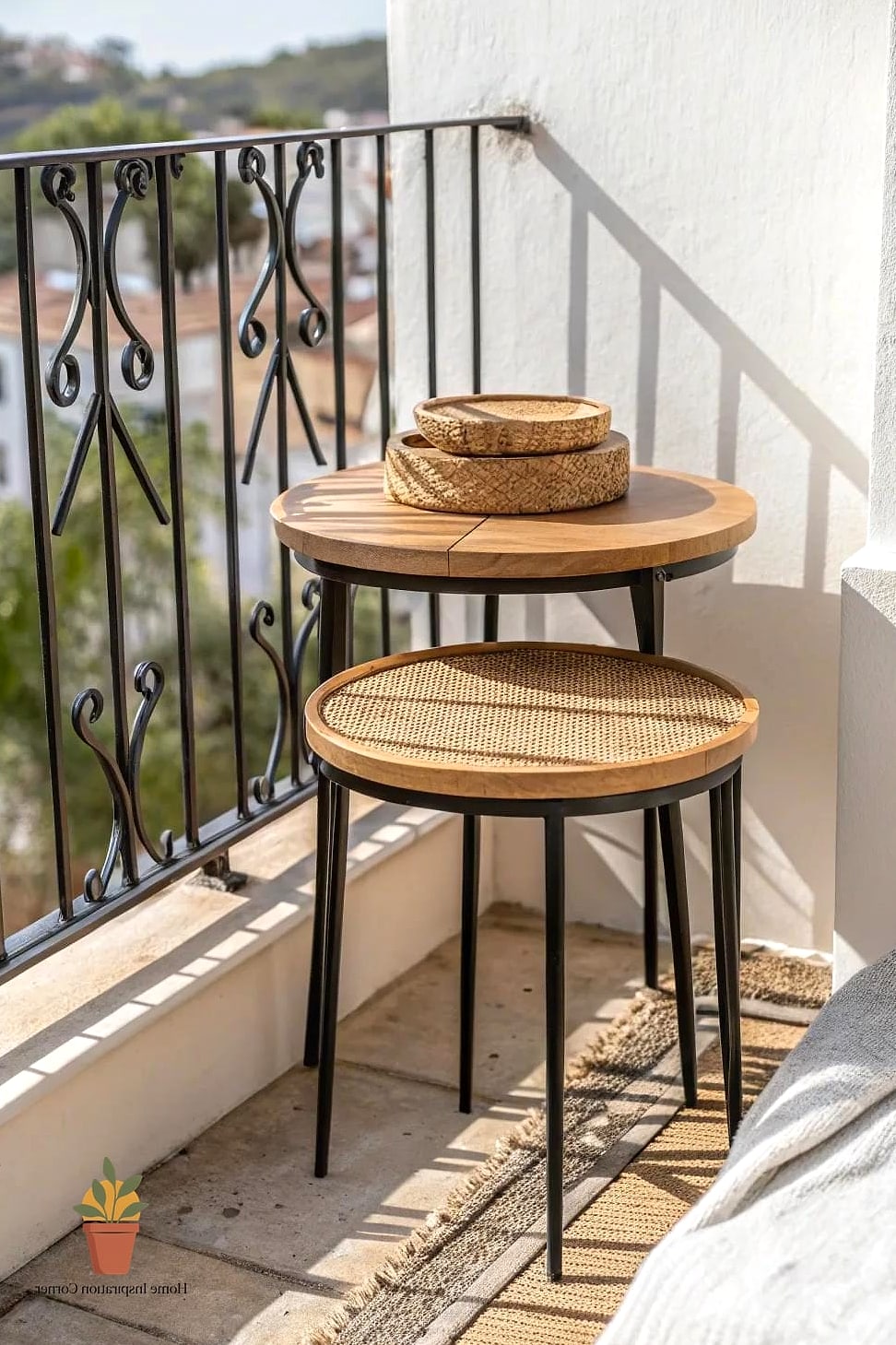 23 Beautiful Balcony Furniture Inspiration Photos Worth Saving 11 Nesting Side Tables