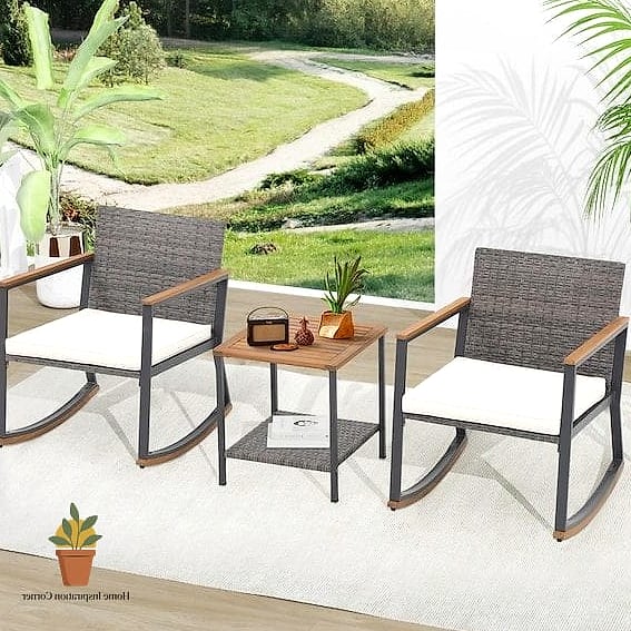 23 Beautiful Balcony Furniture Inspiration Photos Worth Saving 20 Outdoor Rocking Chairs