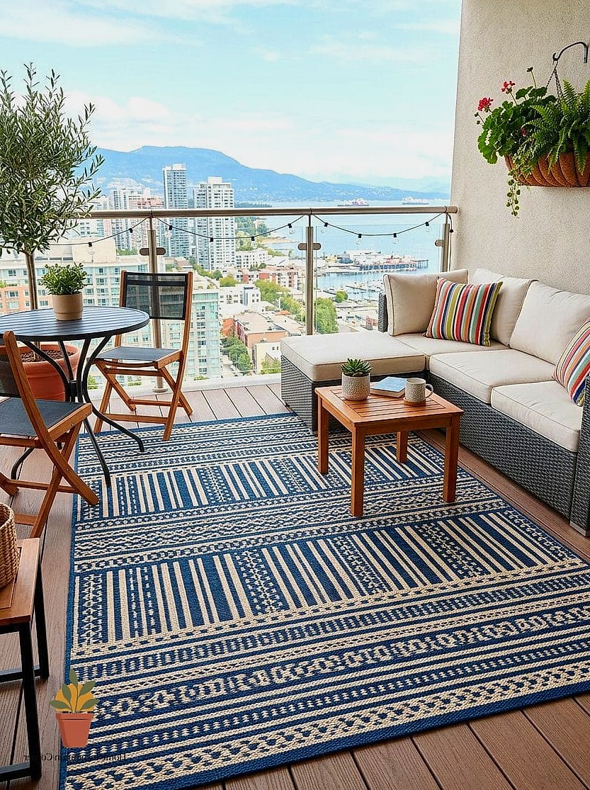 Outdoor Rug Layering