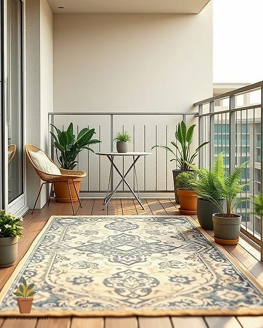Outdoor Rug Layering