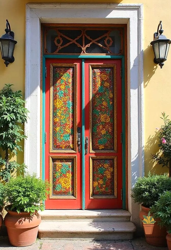 Painting the Frame a Bold Accent Color