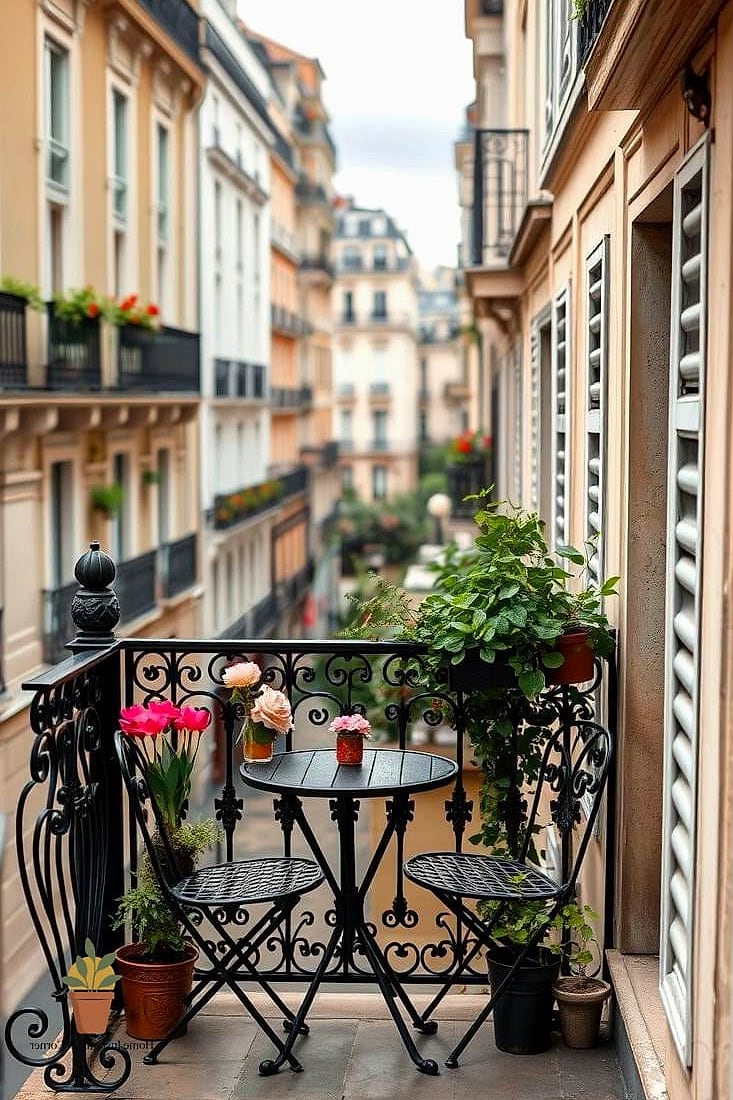 Parisian Café-Style Seating