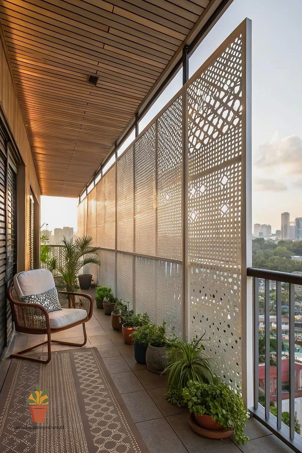 Privacy Panels Made from Reclaimed Wood