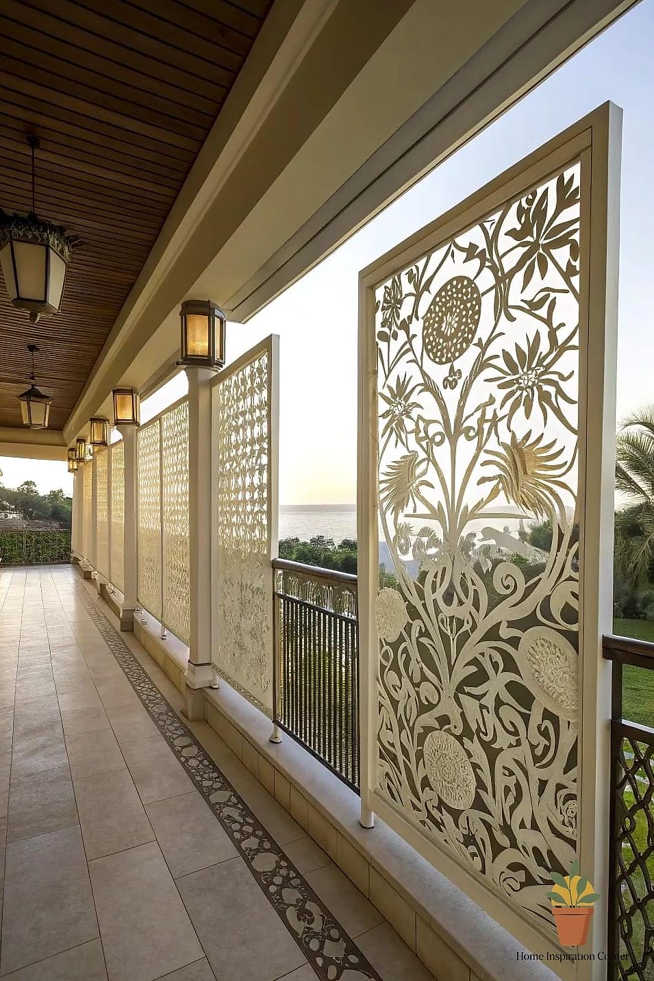 10 Creative Balcony Ideas House Ideas You Haven't Seen Before 8 A Privacy Screen Made from Woven Reed Fencing