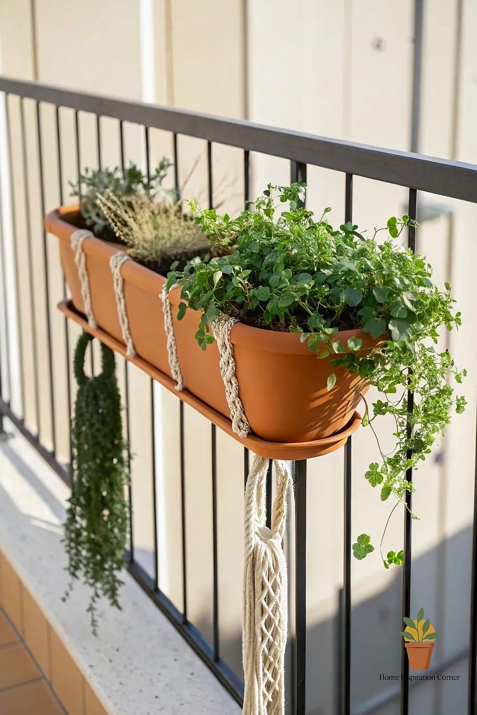12 Narrow Balcony Ideas to Upgrade Your Home This Weekend 5 Railing Planter Boxes for Color Without Clutter
