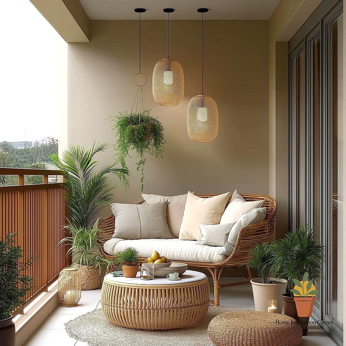 23 Beautiful Balcony Furniture Inspiration Photos Worth Saving 3 Rattan Lounge Chairs