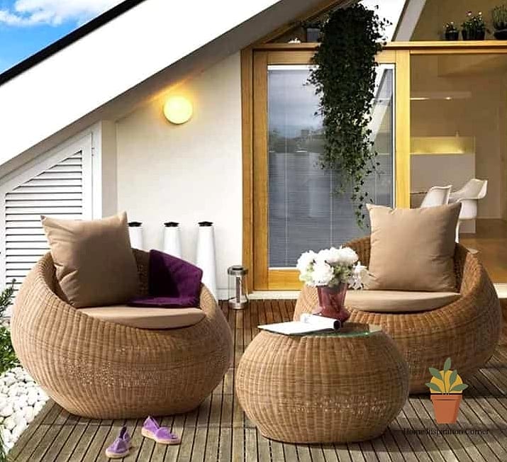 Rattan or Wicker Accent Chair