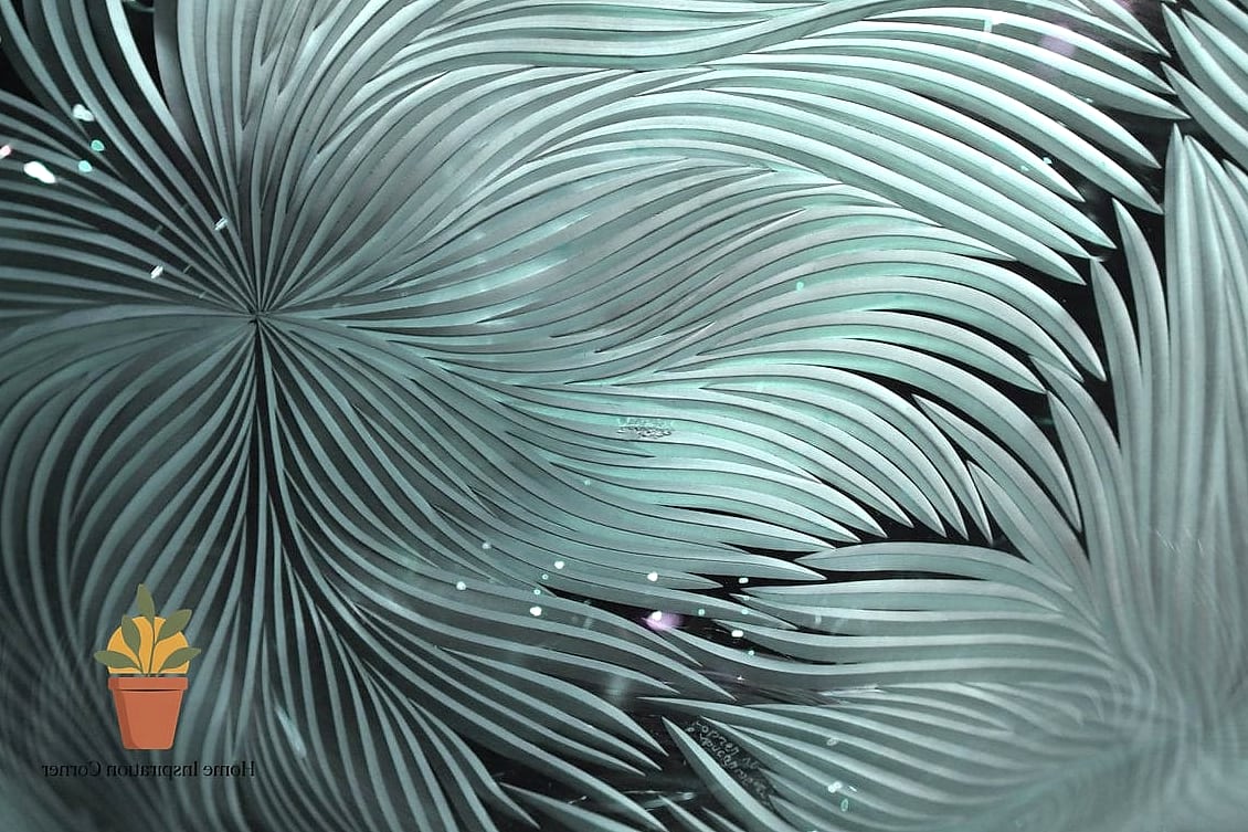 17 Etching Glass Design For Balcony Ideas That Work in Any Size Home 12 Sandblasted Texture Panels