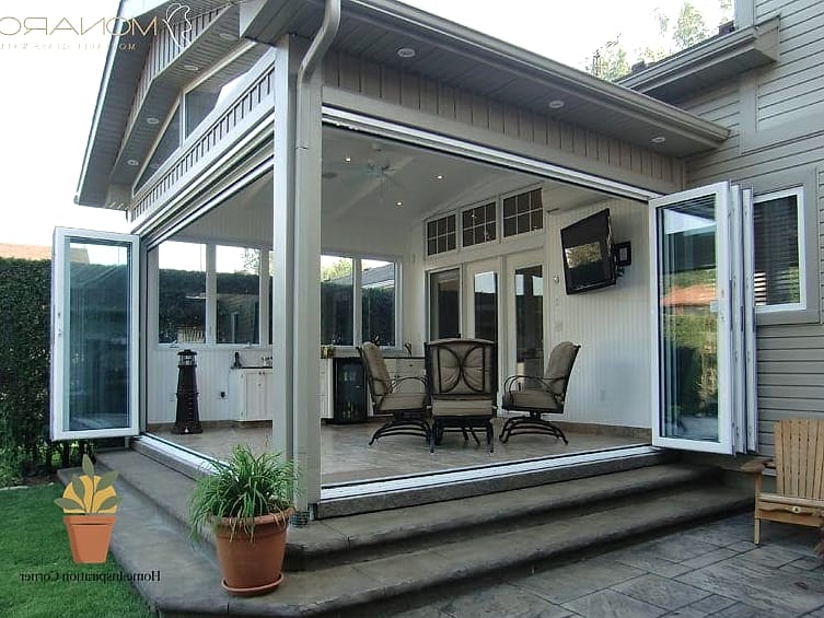 Screened-In Porch Style Balcony