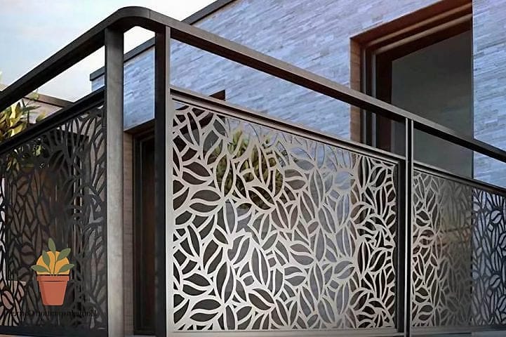 Sleek Black Metal Bars