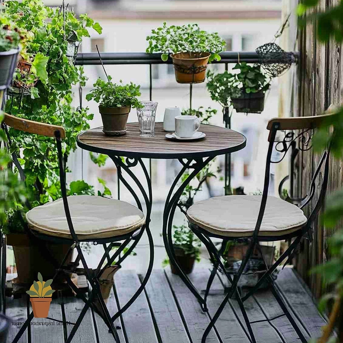 A Small Bistro Set for Two
