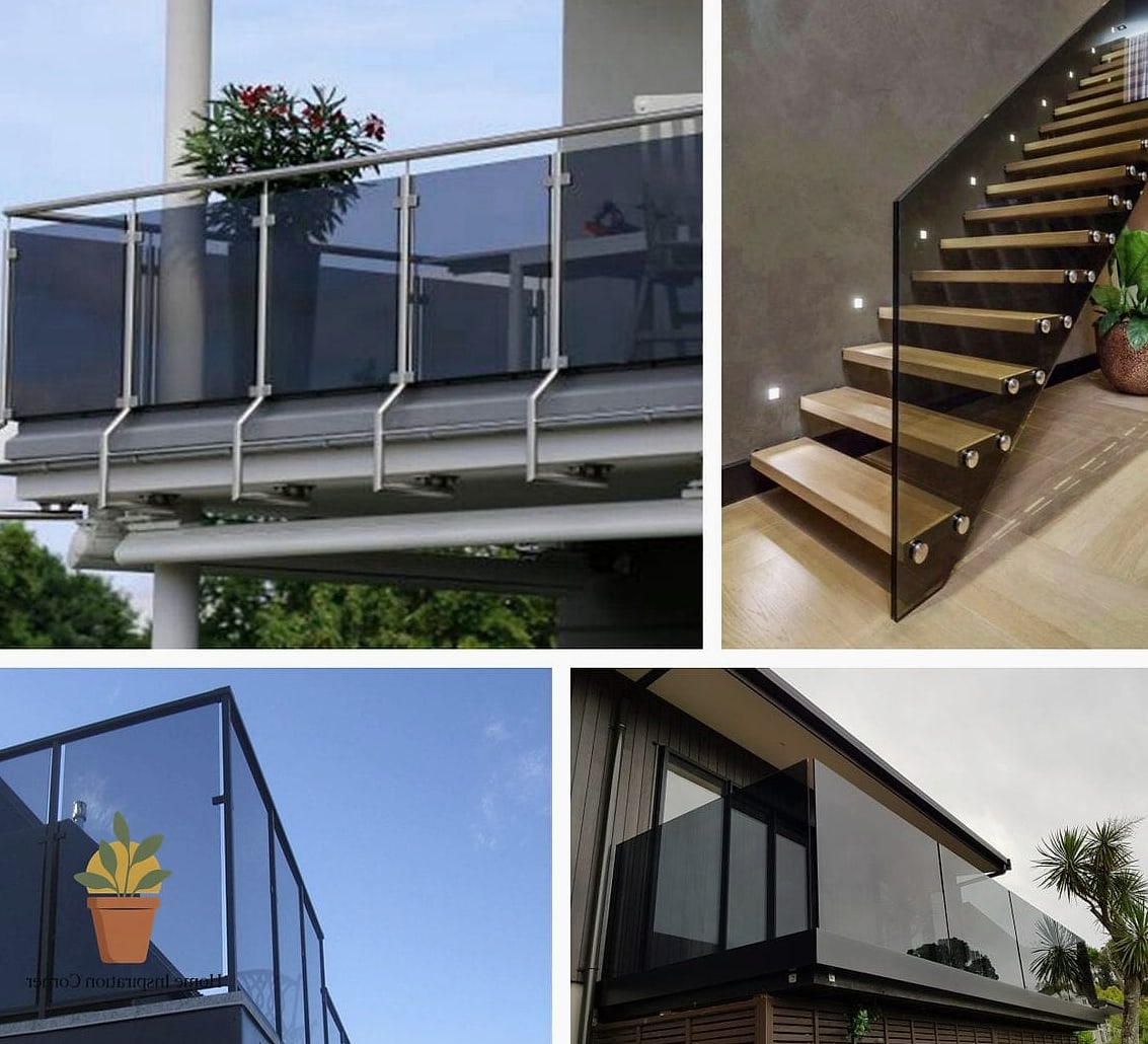 21 Glass Railing Balcony Looks We're Obsessed With This Year 14 Smoked or Tinted Glass Panels