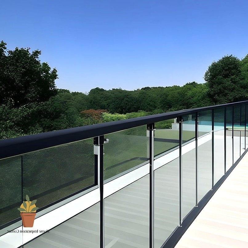 Standard Clear Glass with Powder-Coated Black Frame