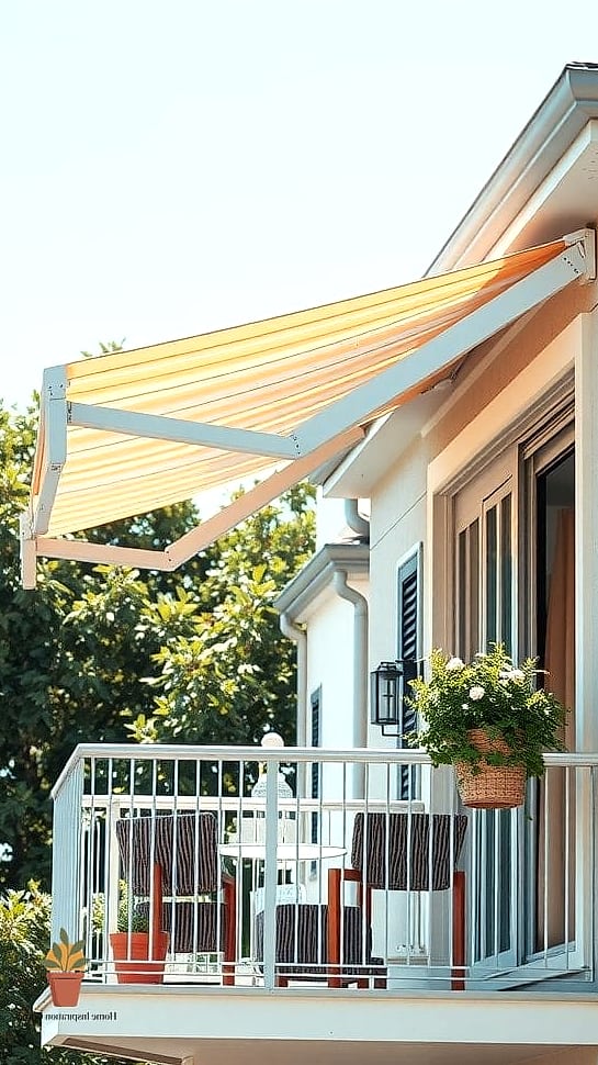 Striped Awnings for Shade
