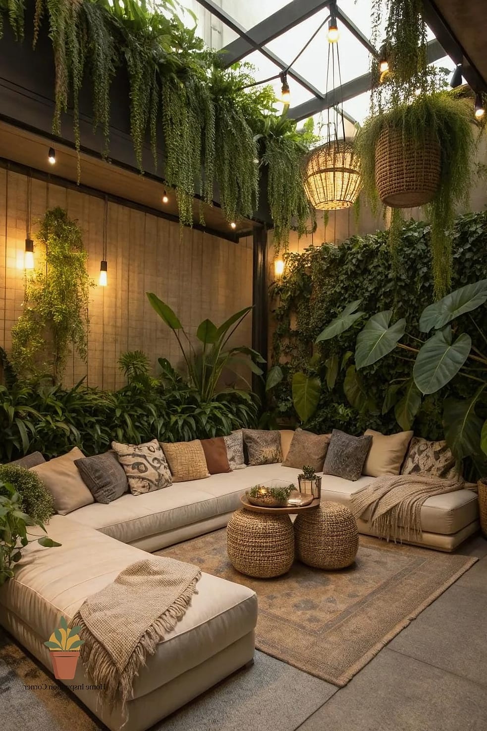 Sunken Lounge Vibe with a Low Platform