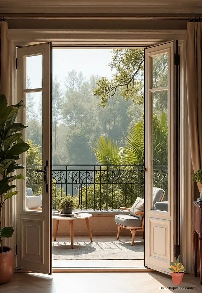 Swapping Solid Panels for Full-Glass French Doors