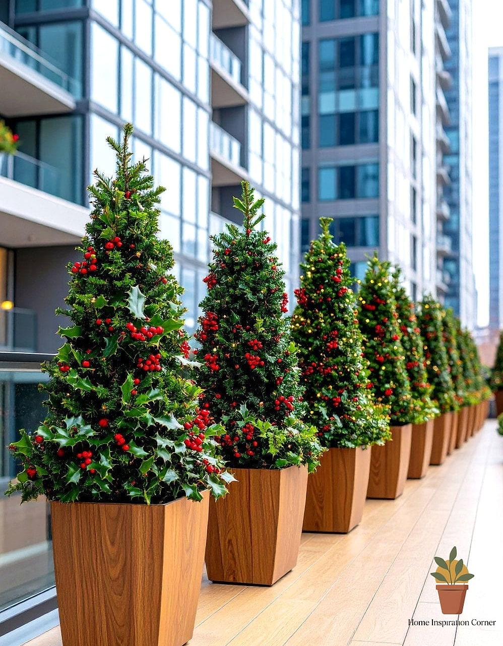 Tall Potted Trees