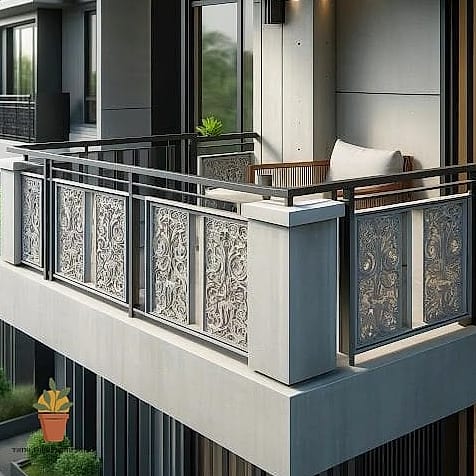 Textured Concrete-Look Panels