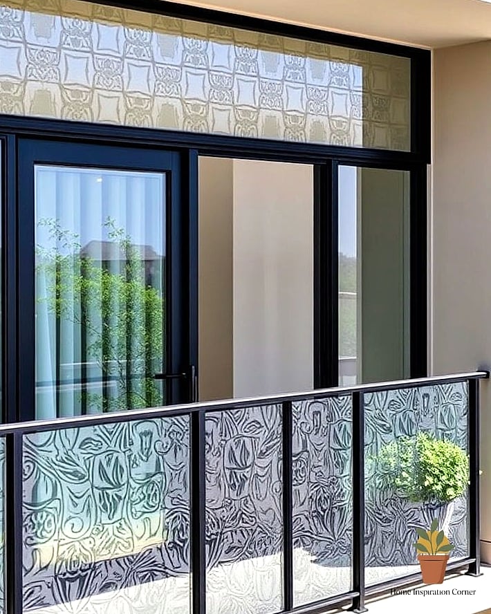 Textured or Ribbed Glass for a Design Statement
