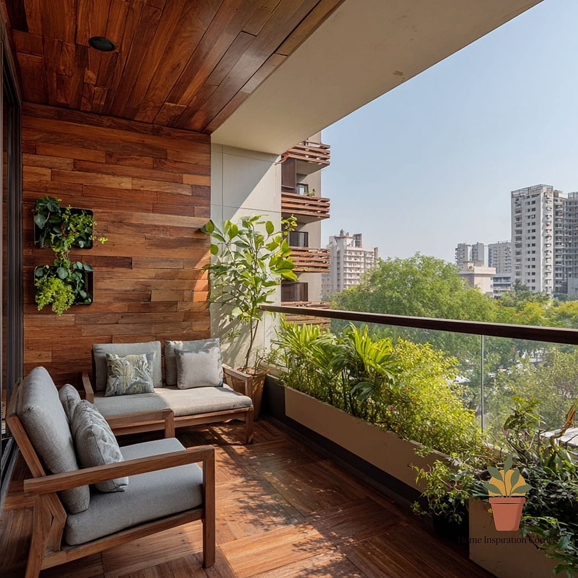 Textured Wood Slat Wall Accent
