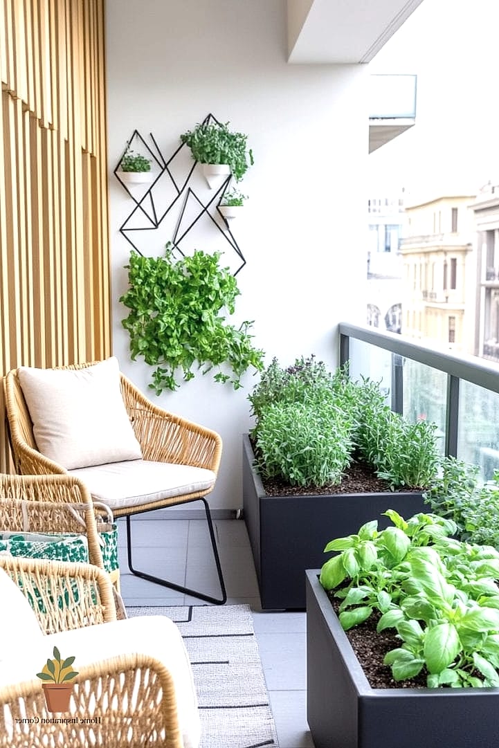 The Urban Herb Garden Balcony