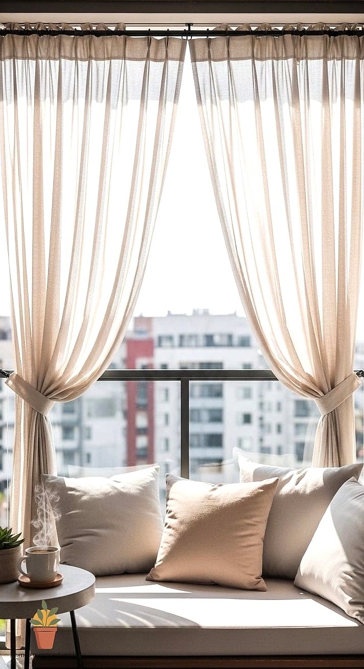 Use Café Curtains for Softness