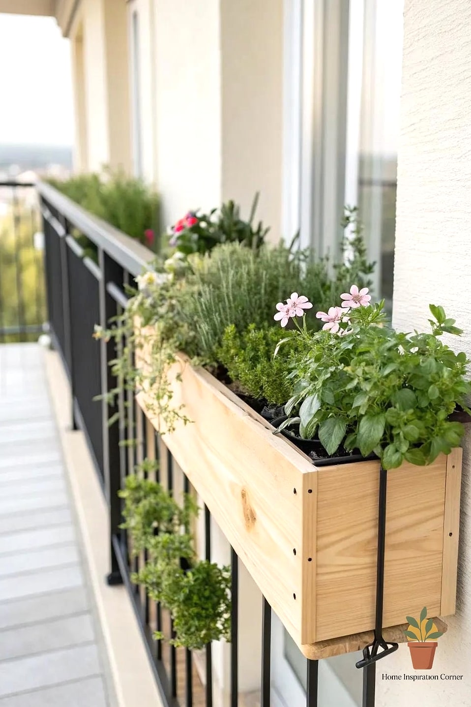 Use Railing Planters to Maximize Space
