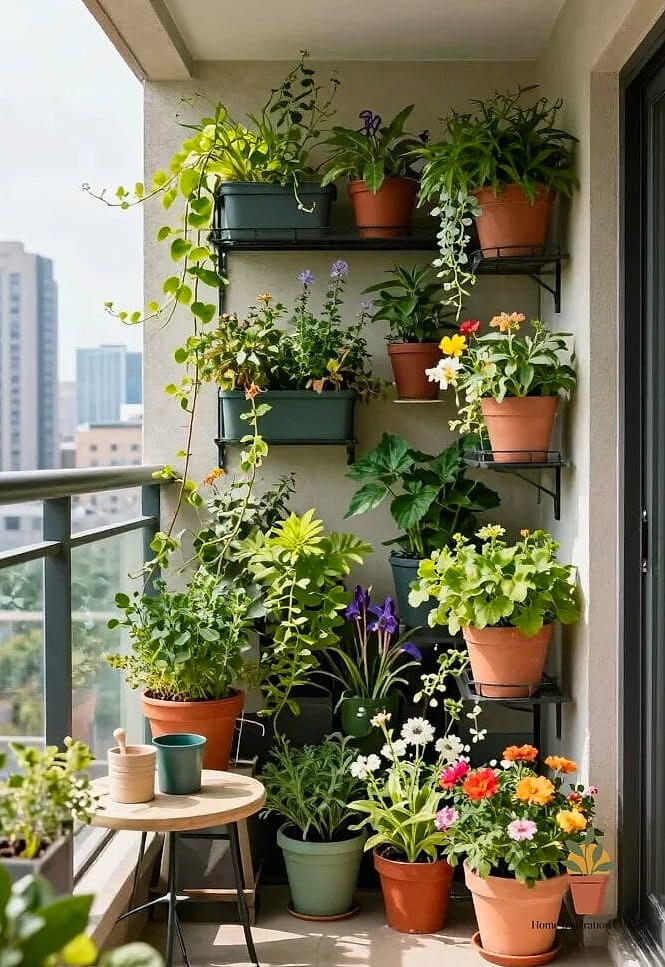 Vertical Garden Wall Balcony