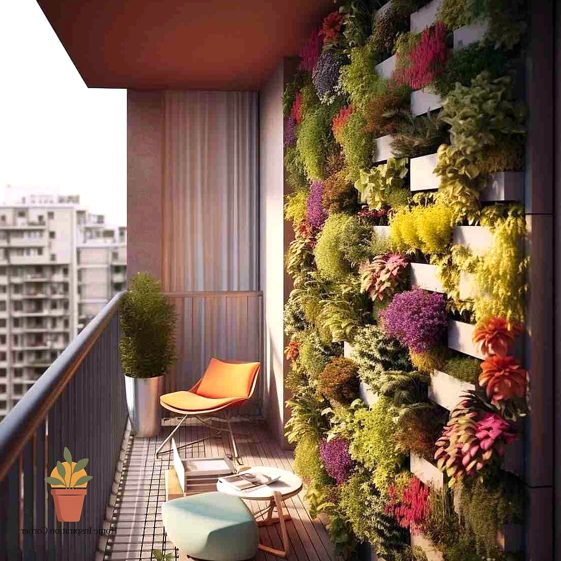 23 Beautiful Balcony Furniture Inspiration Photos Worth Saving 18 Vertical Garden Benches