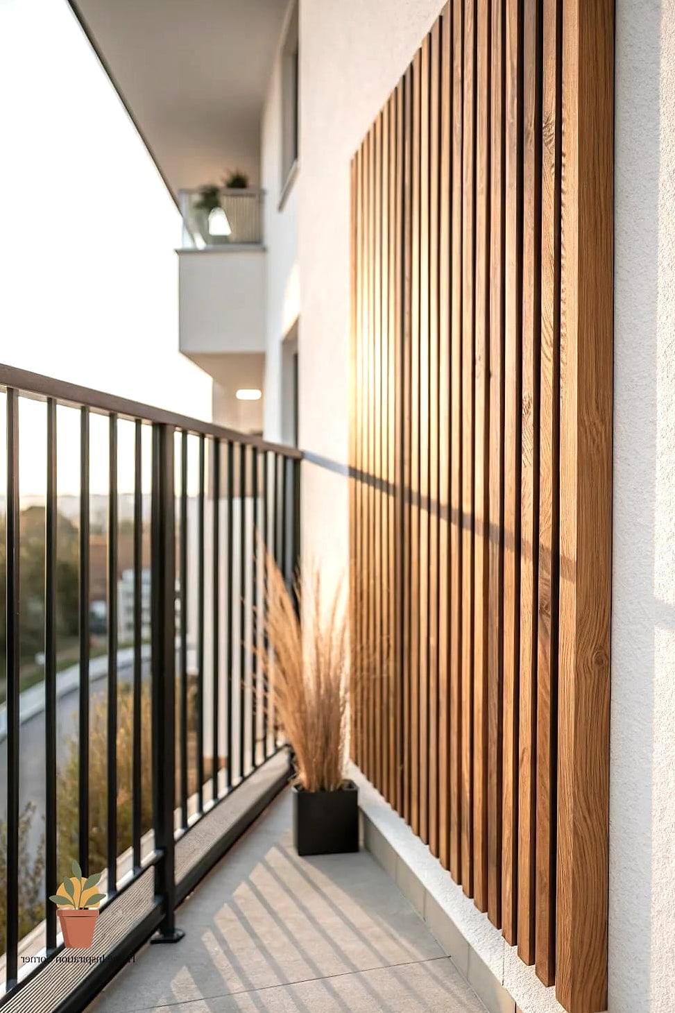 Vertical Slat Wood Screens