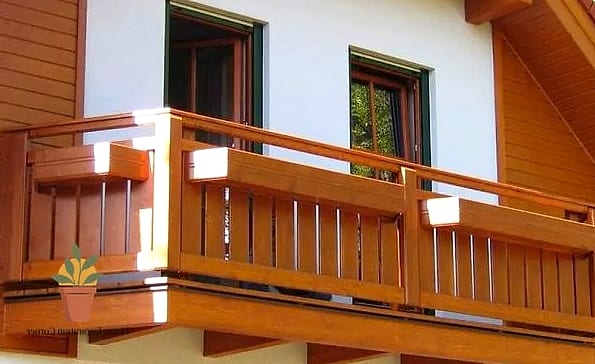 Vertical Wood Slats with Modern Spacing