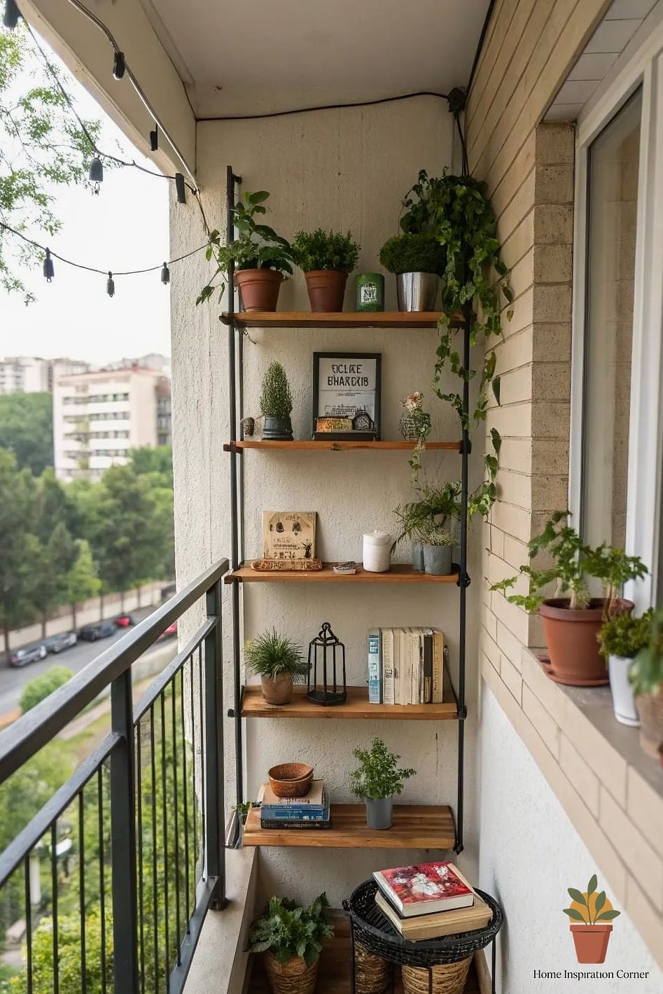 Wall-Mounted Storage for Gardening Tools and Odds and Ends