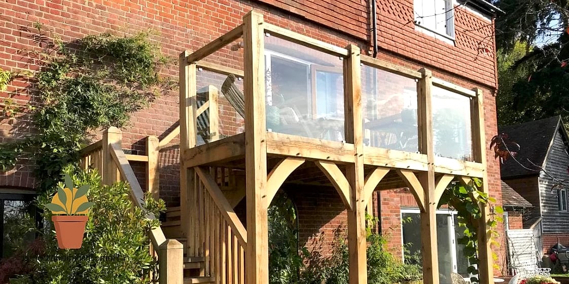 Wood-Framed French Door Enclosure