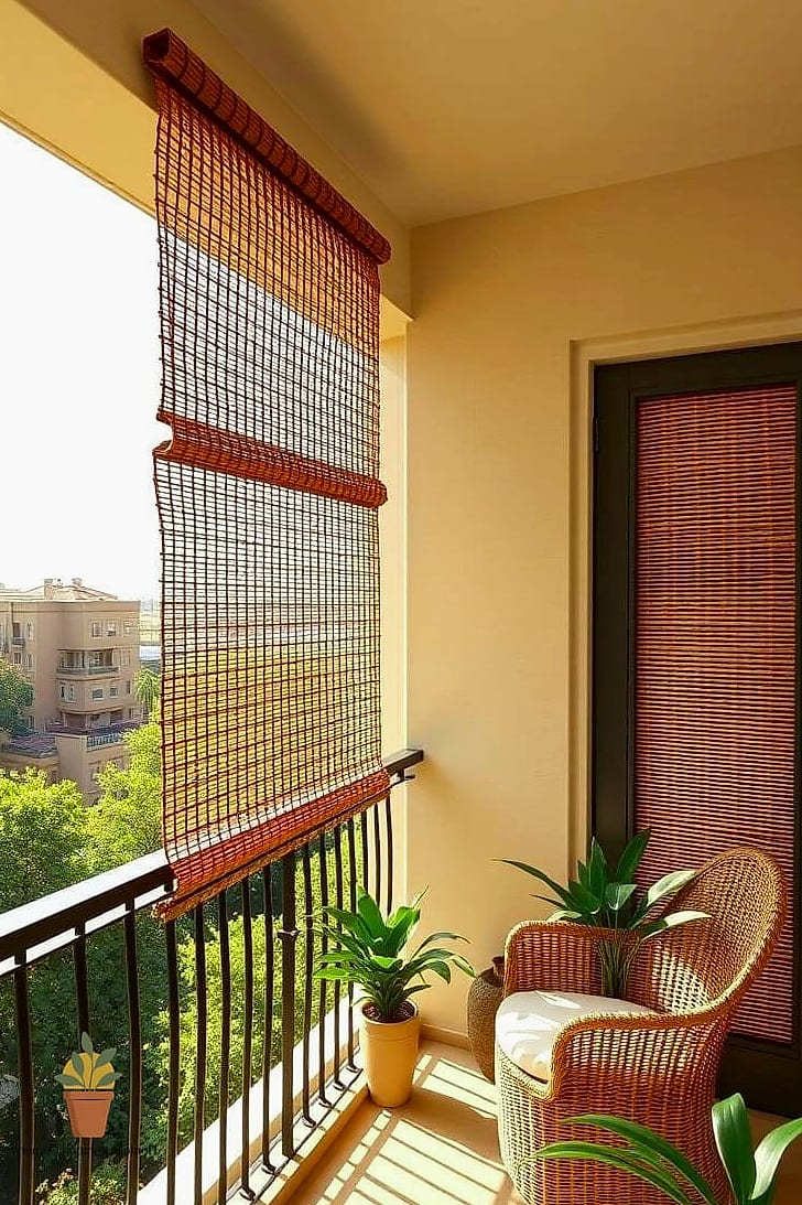 Woven Rattan Fencing Panels
