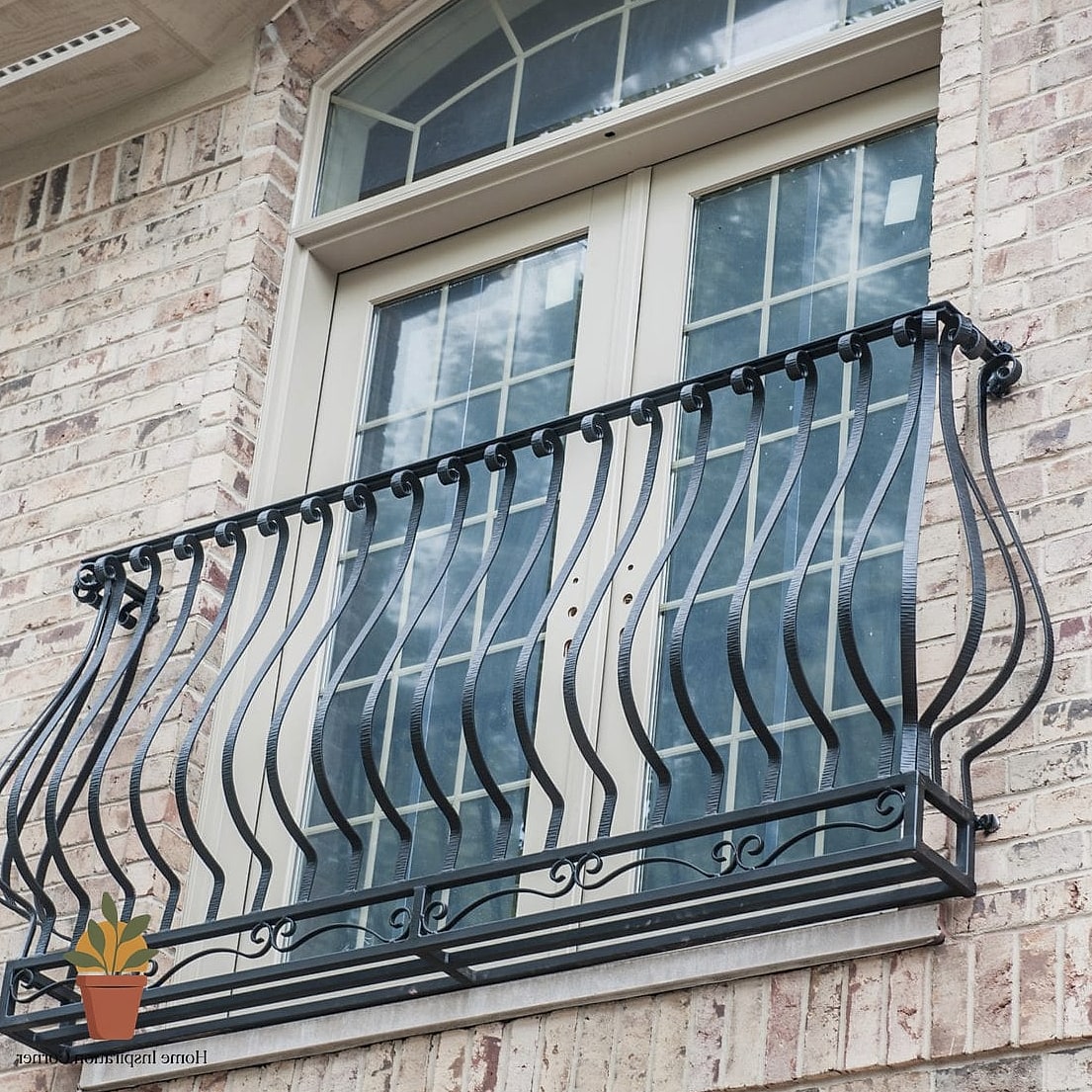 Wrought Iron with Decorative Scrollwork